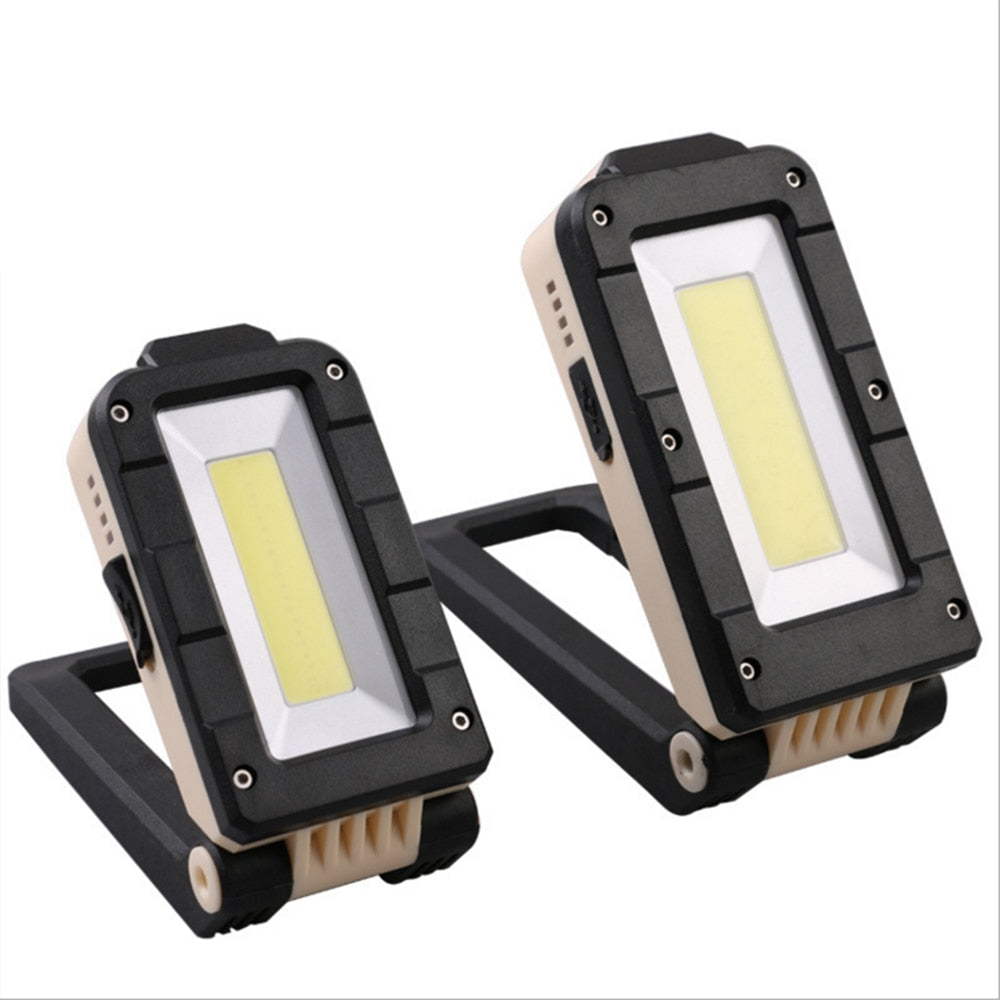 LED Work Light USB Rechargeable Portable Flashlight Camping Light Outdoor Waterproof Spotlight Work Lamp with Magnet