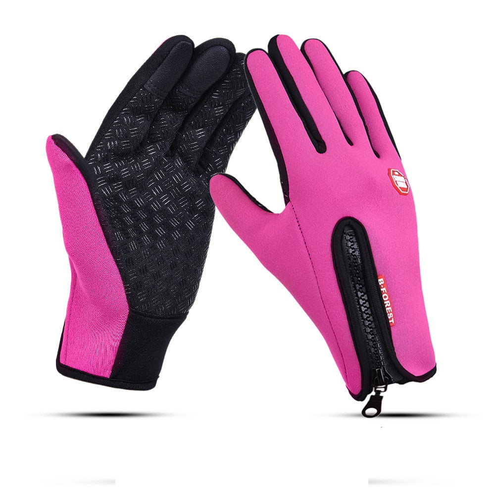 Winter Thermal Touchscreen Gloves Cycling Bicycle Bike Ski Outdoor Camping Hiking Motorcycle Anti Slip Gloves
