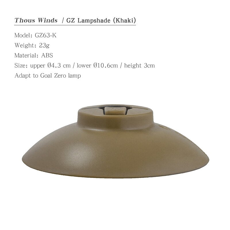 DIY Goal Zero Lantern Shade Designed For GoalZero Lighthouse Micro Flash Holder Lampshape Outdoor Camping