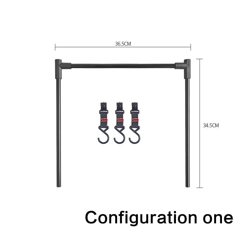 Outdoor Folding Shelves Camping Desktop Shelves Camping Tableware Storage Rack