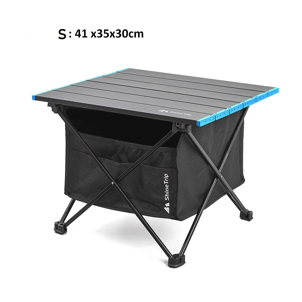 Portable Outdoor Camping Folding Table Detachable Fishing Picnic Ultra-light Mini Desk with Storage Bag For Camp Hiking