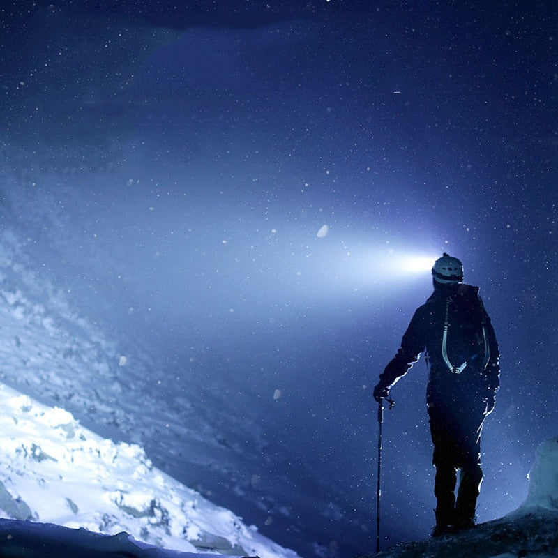12 LED Headlamp Rechargeable Fishing headlight Super Bright Camping Lantern Light Waterproof Outdoor Run Hiking Head Lamp