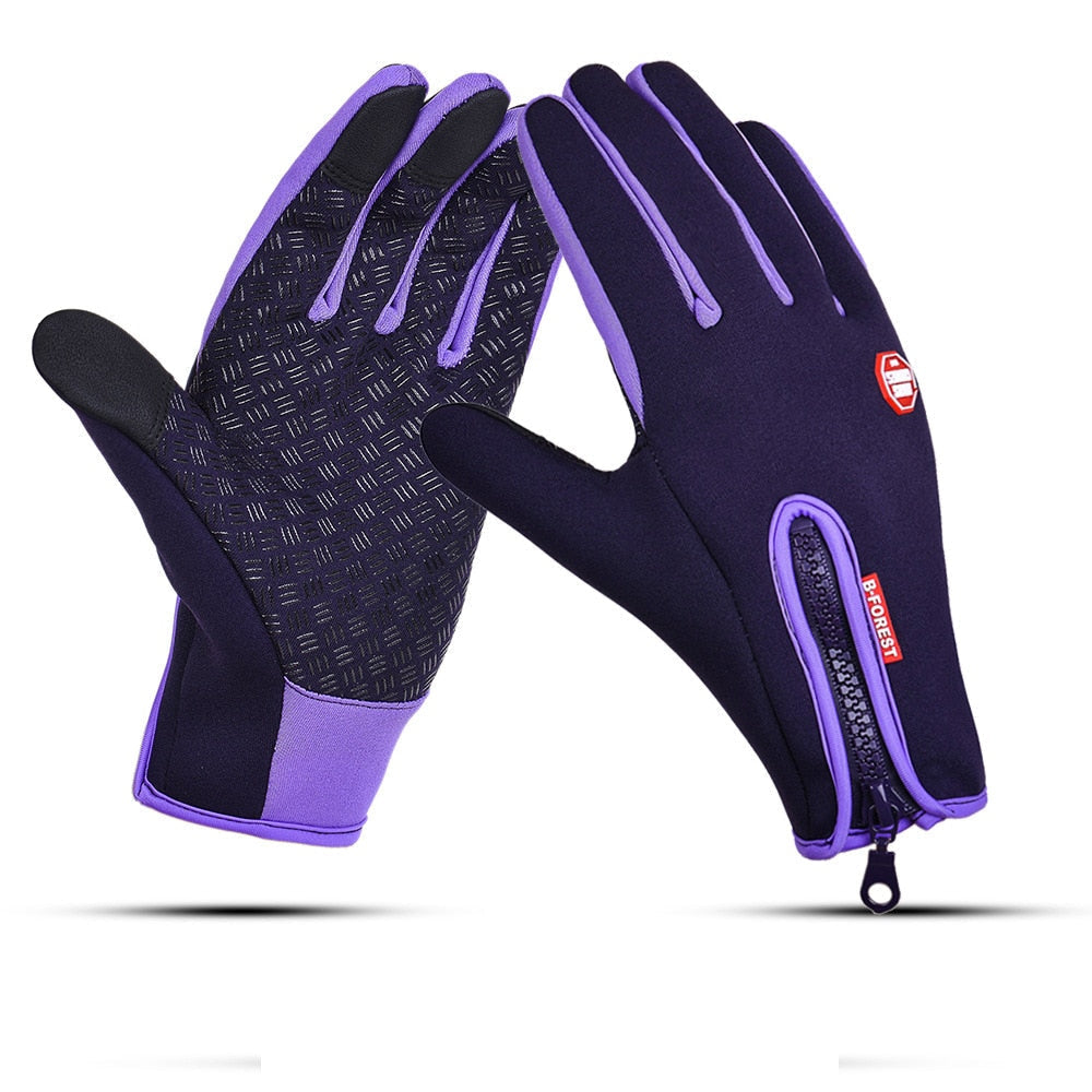 Winter Thermal Touchscreen Gloves Cycling Bicycle Bike Ski Outdoor Camping Hiking Motorcycle Anti Slip Gloves