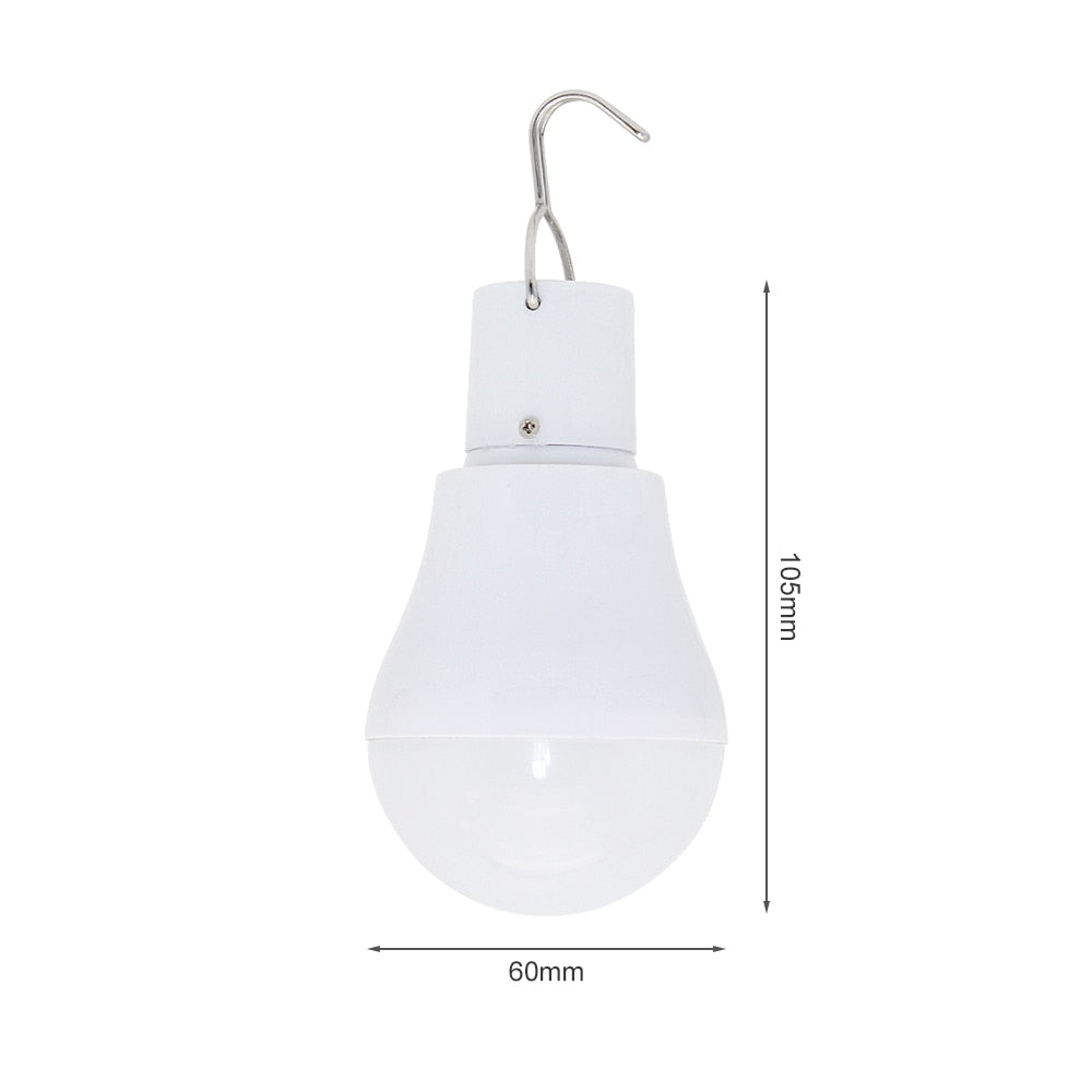 Portable LED Solar Lamp Charged Solar Energy Light Panel Powered Emergency Bulb For Outdoor Garden Camping Tent Fishing