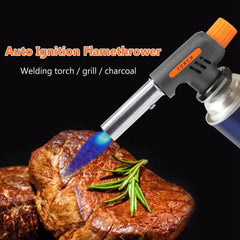 Portable Flame Gas Burner Gun Maker Torch Lighter for Cooking BBQ Outdoor Camping Picnic Welding Equipment