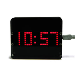 DIY C51 DS3231 Gravity Sensor LED Digital Phantom Desktop Clock Kit