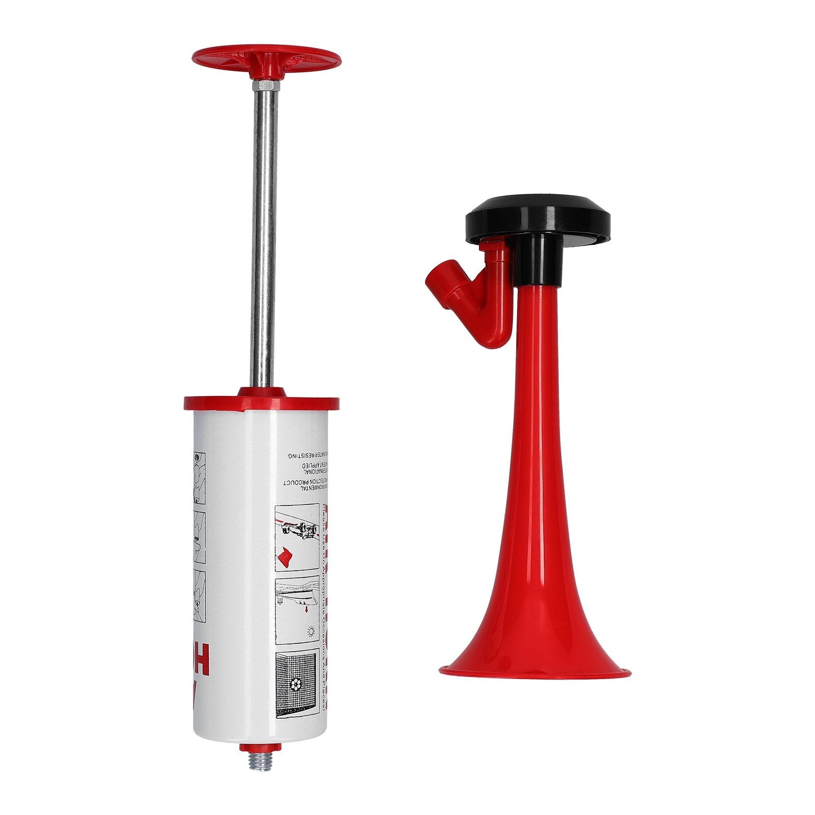 Handheld Air Horn Portable Air Pump Horn Loud Noise Maker Safety Alarm Horn for Sports Events Birthday Parties Graduation Boating