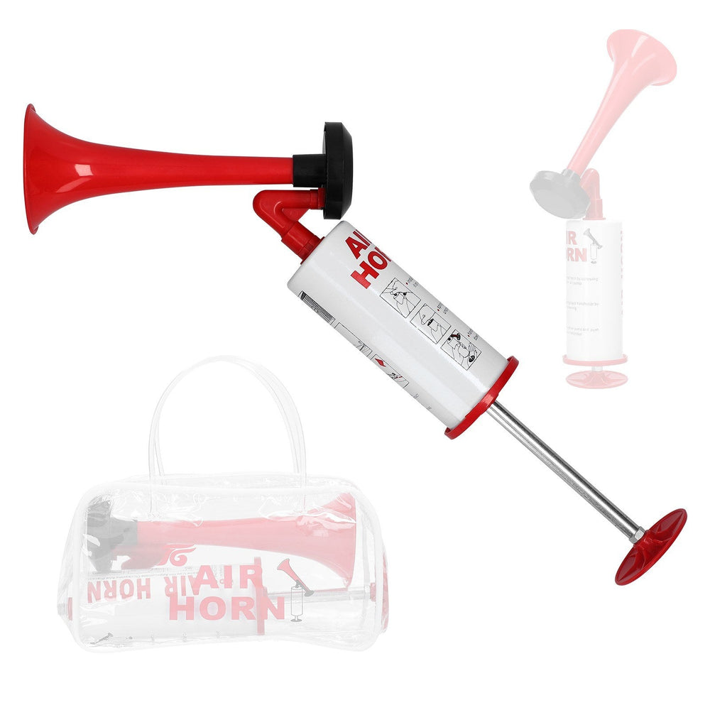 Handheld Air Horn Portable Air Pump Horn Loud Noise Maker Safety Alarm Horn for Sports Events Birthday Parties Graduation Boating