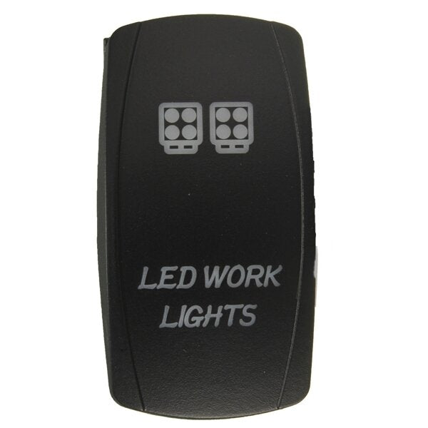 12V Dual Backlit LED Etched ARB Carling Rocker Switch
