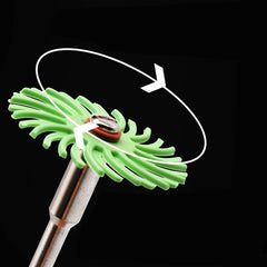 40pcs Dental Compound Spiral Polishing Finishing Disc Wheels And 10pcs Shank Mandrel