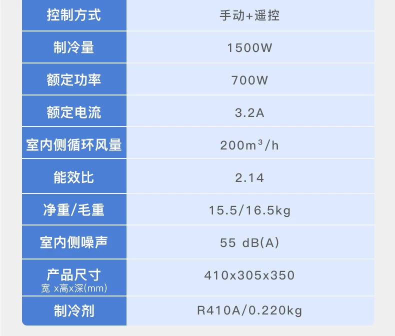 Hisense海信窗式空调窗机大1匹1.5匹节能一体式厨房移动空调2954
