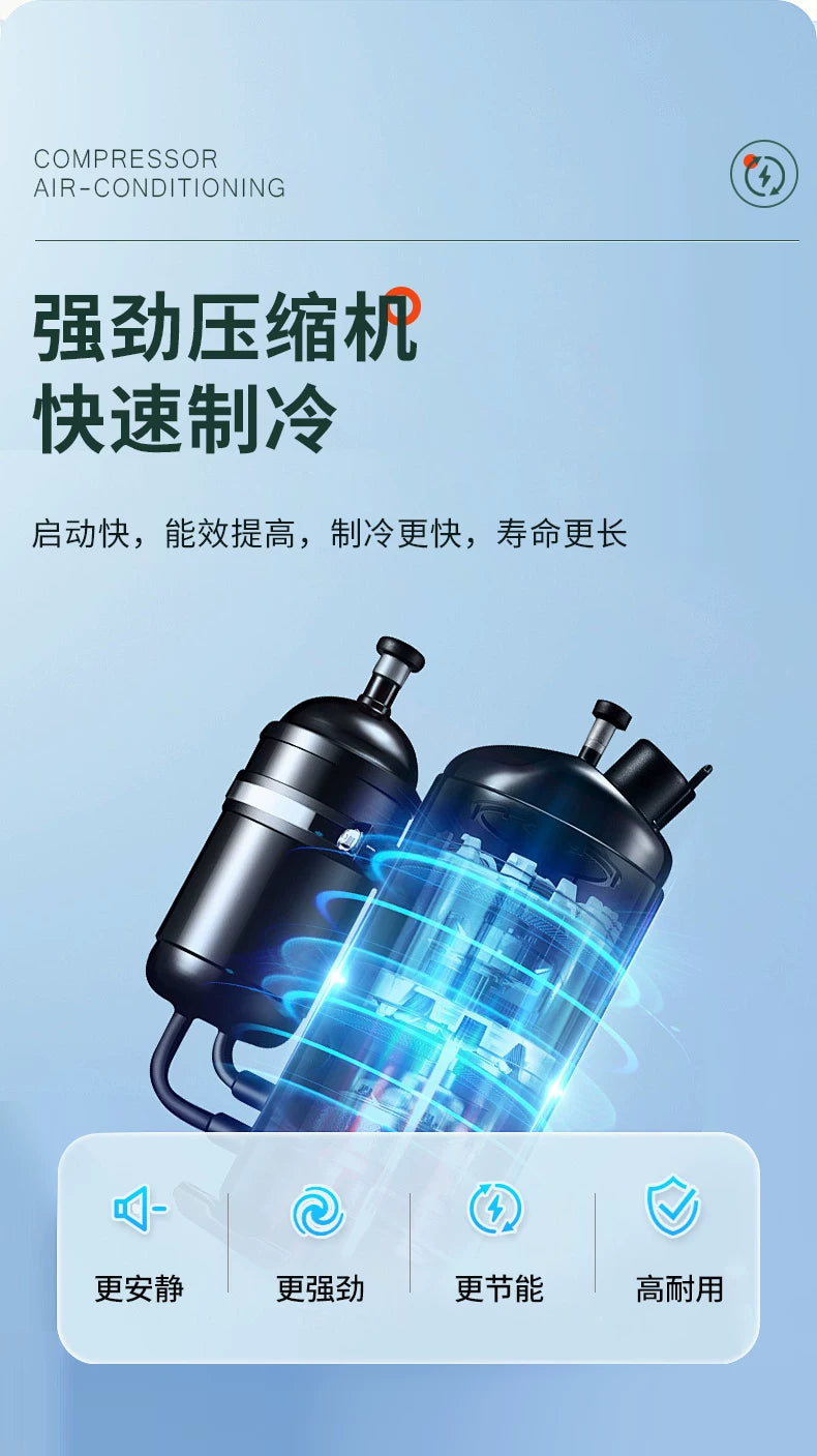 Hisense海信窗式空调窗机大1匹1.5匹节能一体式厨房移动空调2954