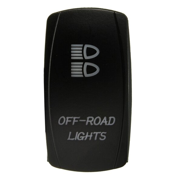 12V Dual Backlit LED Etched ARB Carling Rocker Switch