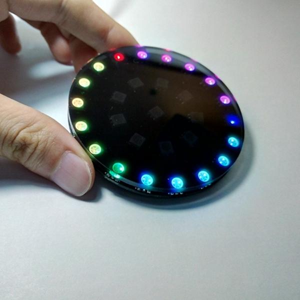 DIY WS2812 Full Color RGB LED Crystal Energy Ring Module Kit