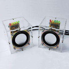 With Housing DIY Music Spectrum LED Flash Kit + DIY Amplifier Speaker Kit