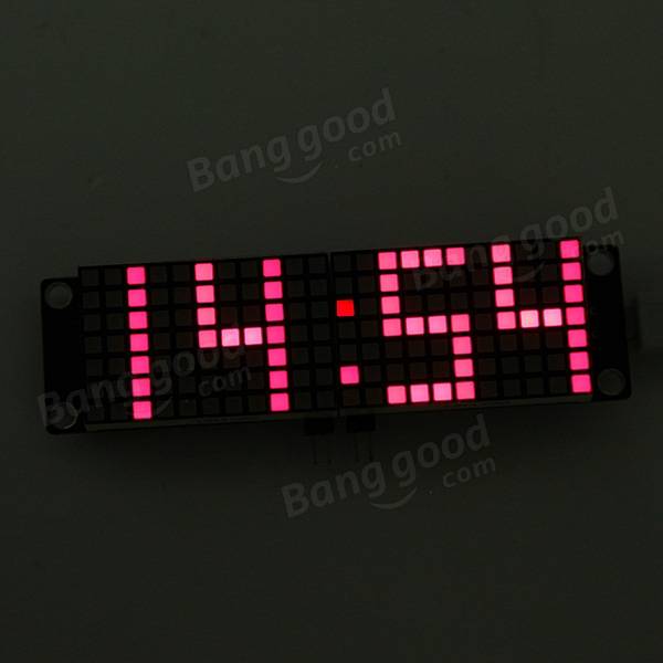 DIY C51 DS3231 Gravity Sensor LED Digital Phantom Desktop Clock Kit
