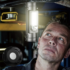 Portable Mini Powerful LED Headlamp XPE+COB USB Rechargeable Headlight Built-in Battery Waterproof Head Torch Head Lamp