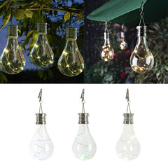 Solar Panels LED Waterproof Solar Outdoor Garden Camping Hanging Night Light Lamp