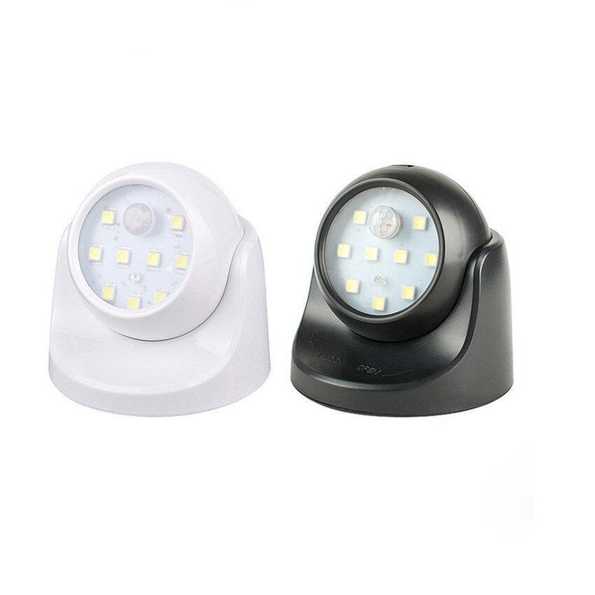 Motion Sensor 360 Degree Night Light 9 LED Lamp Motion Activated Wirless Sensor Light For Home Indoor Outdoor Wall Room Lighting