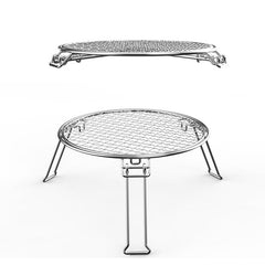 BBQ Barbecue Stainless Steel Plate Camping Gridiron Outdoor Cooking Tools Folding Portable BBQ Grill Barbecue Accessories