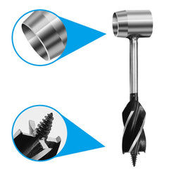 Drill Bits Outdoor Survival Punch Tool Camping Bushcraft Manual Hole Maker Wrench Wood Drill Core Woodworking