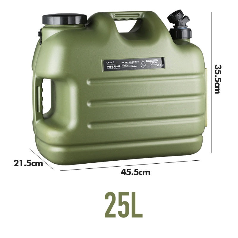 Outdoor Water Bucket with Faucet, Car Self-driving Tour, Drinks Beer Milk Storage Tank Container for Camping Fishing Picnic