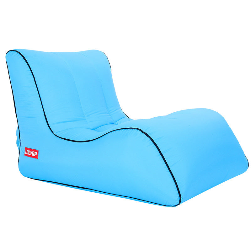 Camping Inflatable Armchair Air Sofa Chair Beach Inflatable Couch Beach Inflatable Chair Summer Pool Beach Foldable Lounger Sofa