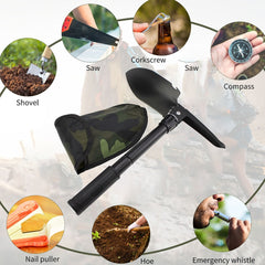 Multi-function Folding Military Shovel Outdoor Survival Garden Tools Camping Fold Multifunct Shovel
