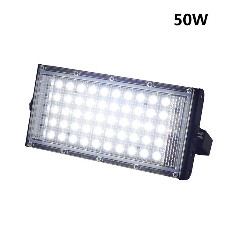 50W LED Floodlight DC12V Waterproof Electric Clip Charger LED Emergency Lamp Spotlight Camping Hiking Working Outdoor Lighting