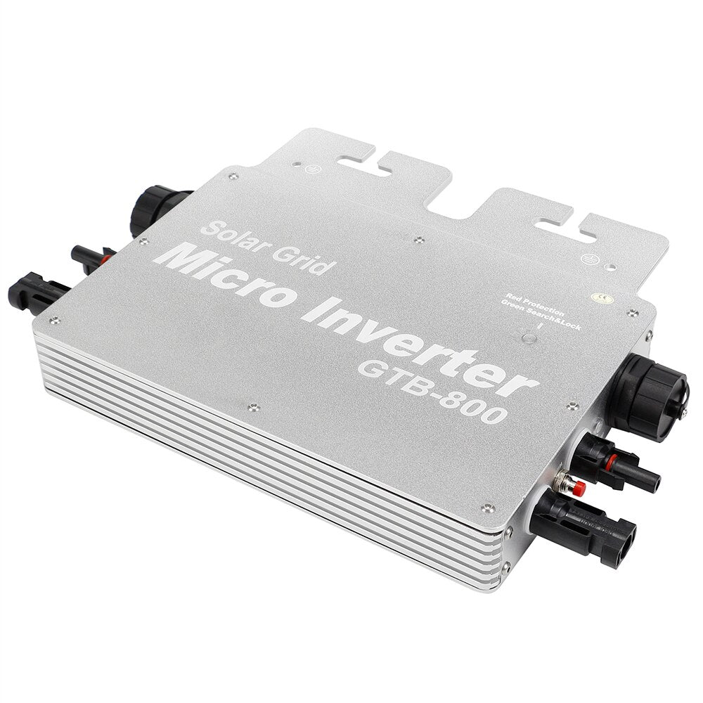 700W Grid Tie Micro Solar Inverter With Wifi Function Network Connection IP65 Waterproof 110V 230V Silver