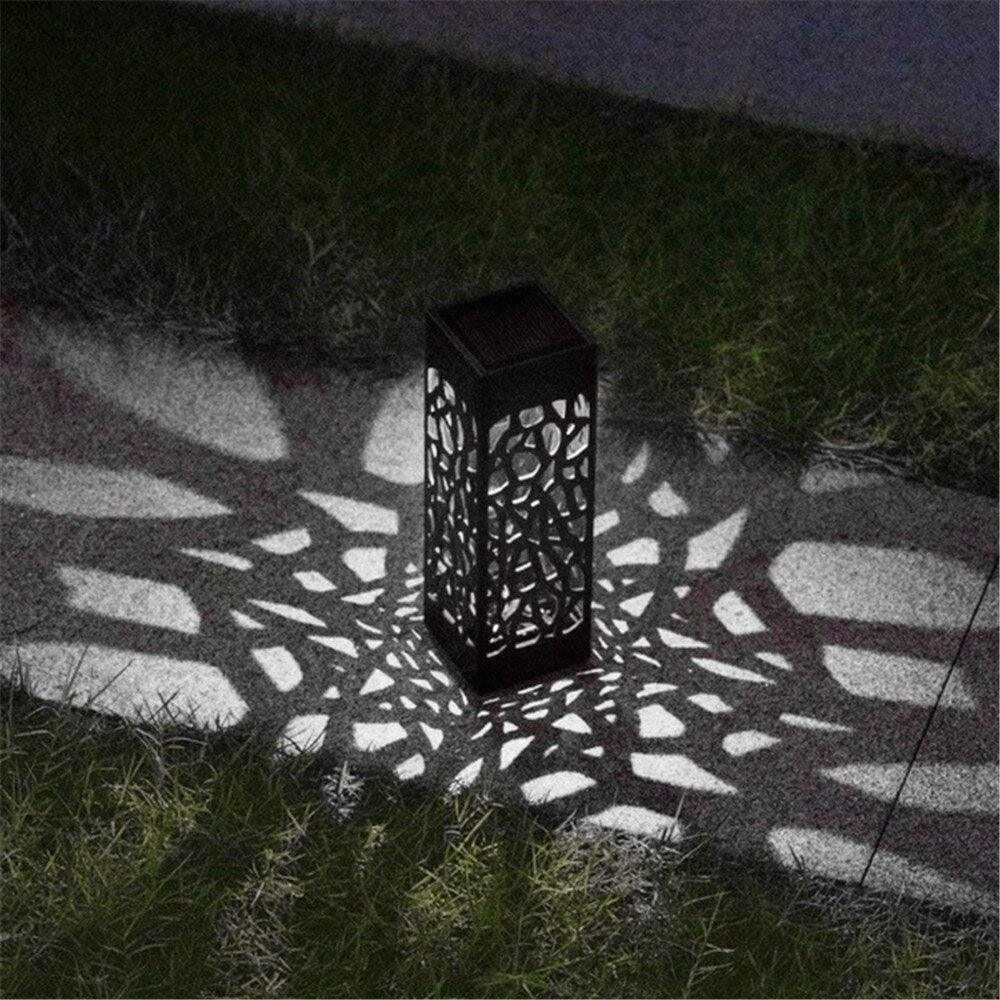 Solar Lawn Light Decoration Garden Hollow Lawn Lamp Outdoor Soalr Garden Lights Pathway Light Waterproof led Solar Garden Lights