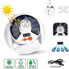LED Bulb Solar Light Outdoor Waterproof Emergency Rechargeable Bulb Light Camping Garden Lighting Solar Lamp