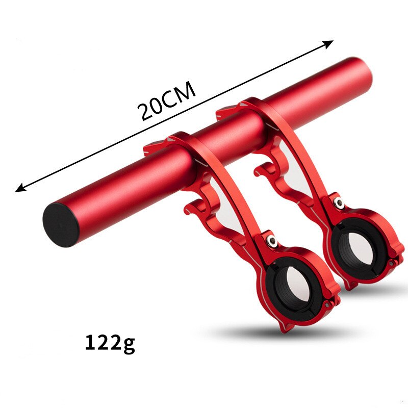 Bicycle Flashlight Holder Handlebar Extender Bike Frame Extension Mount Holder Multi-function Extension Bracket Bike Accessories