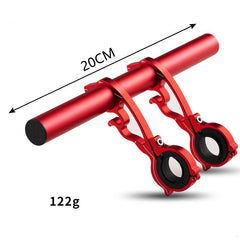 Bicycle Flashlight Holder Handlebar Extender Bike Frame Extension Mount Holder Multi-function Extension Bracket Bike Accessories