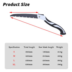 Folding Saw Woodworking Folding hacksaw Multifunction Cutting Wood Sharp Camping Garden Prunch Saw Tree Chopper Knife Hand Tools