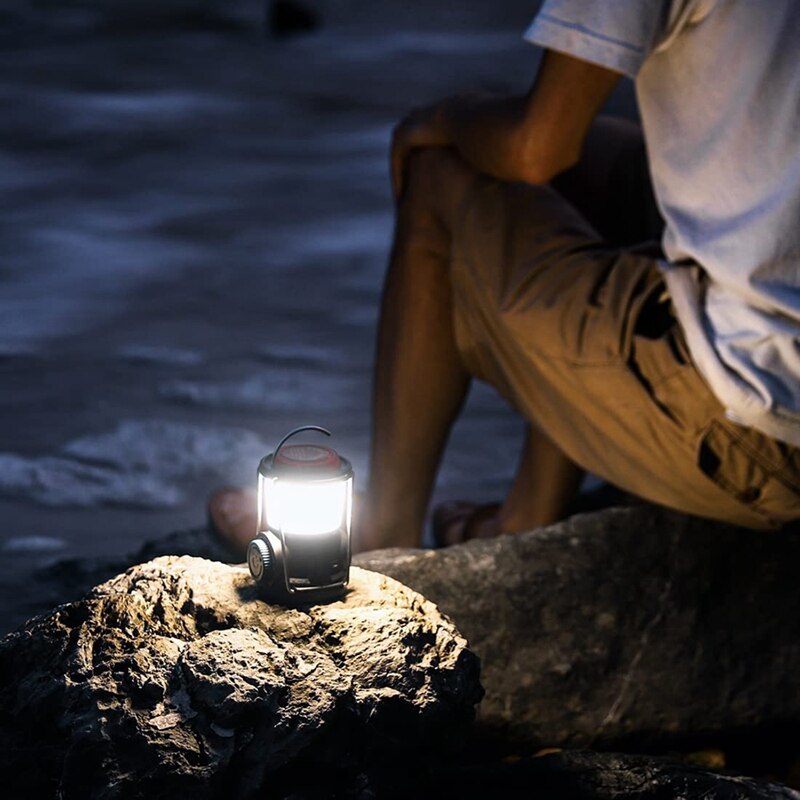 Rechargeable LED Camping Lantern,2000Mah With Magnet Base,Lanterns Flashlight,Hiking Gear,Emergency Light