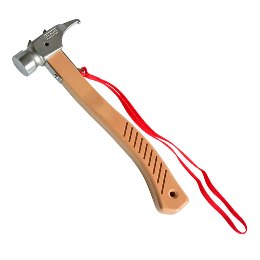 Outdoor Camping Tent Peg Hammer Multifunctional Hiking Fishing Stainless Steel Stakes Nail Puller Hammer Mountaineering Climbing