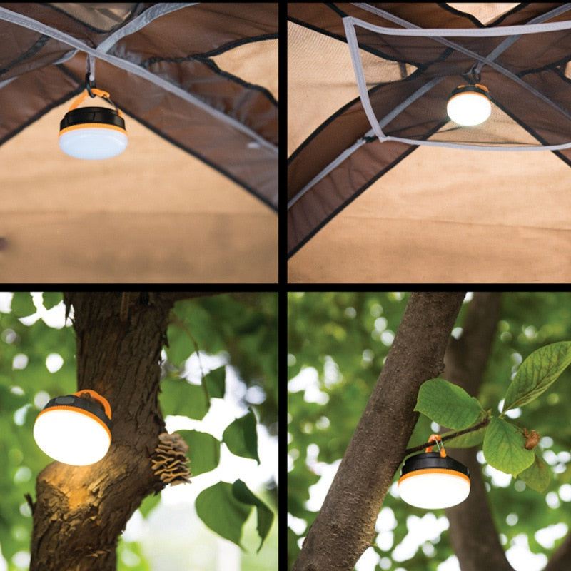5W LED Camping Lantern Tents lamp Mini Portable Camping Lights Outdoor Hiking Night Hanging lamp USB Rechargeable
