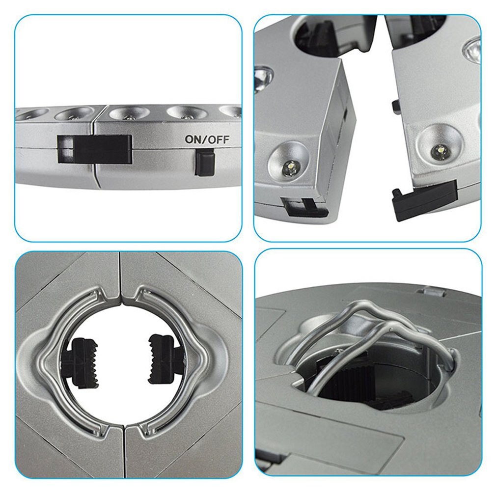 28 LED Light F5 Straw Hat LED Lamp Battery Powered Portable Camping Tent Light Umbrella Pole Light Outdoor Emergency Light