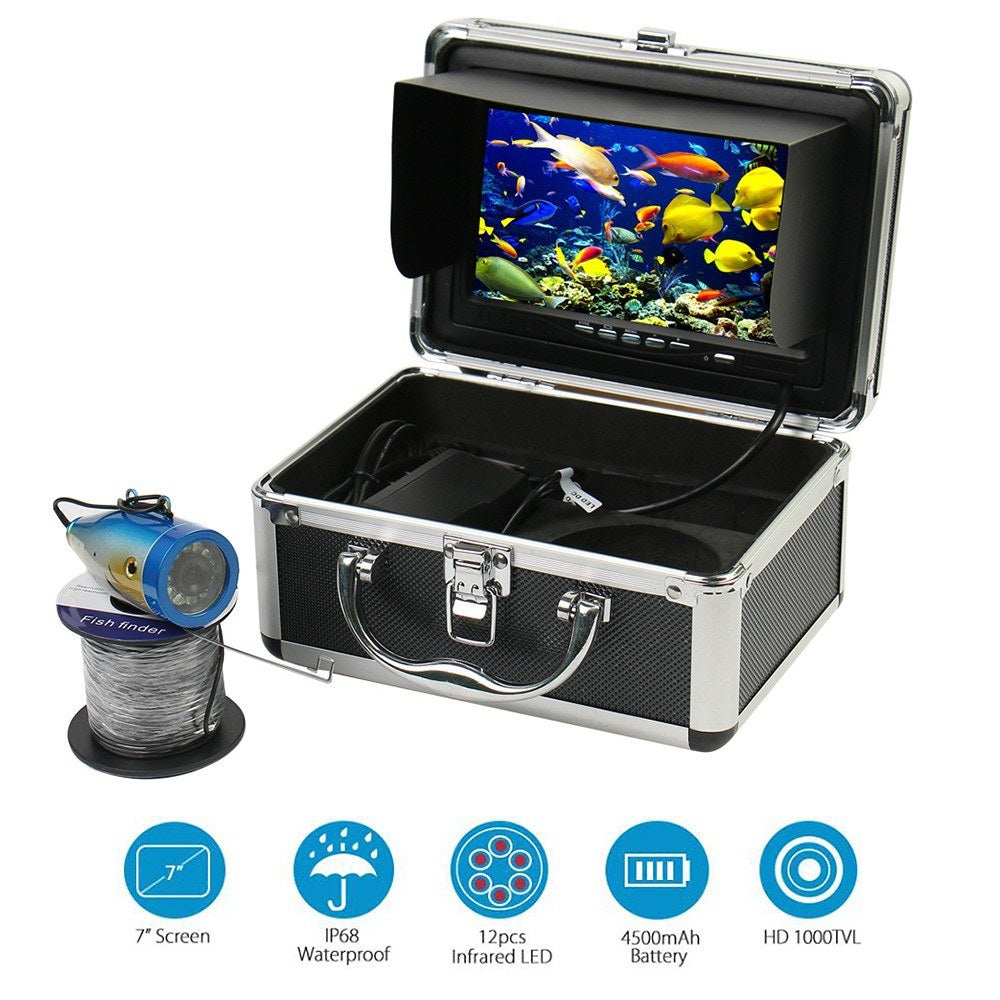 7 Inch Color LCD Monitor Underwater Fishing Camera
