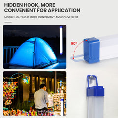 Multi-function LED Emergency Lights USB Rechargeable DC5V 20W 40W 60W for Home Power Failure Work Light Outdoor Camping Lamp