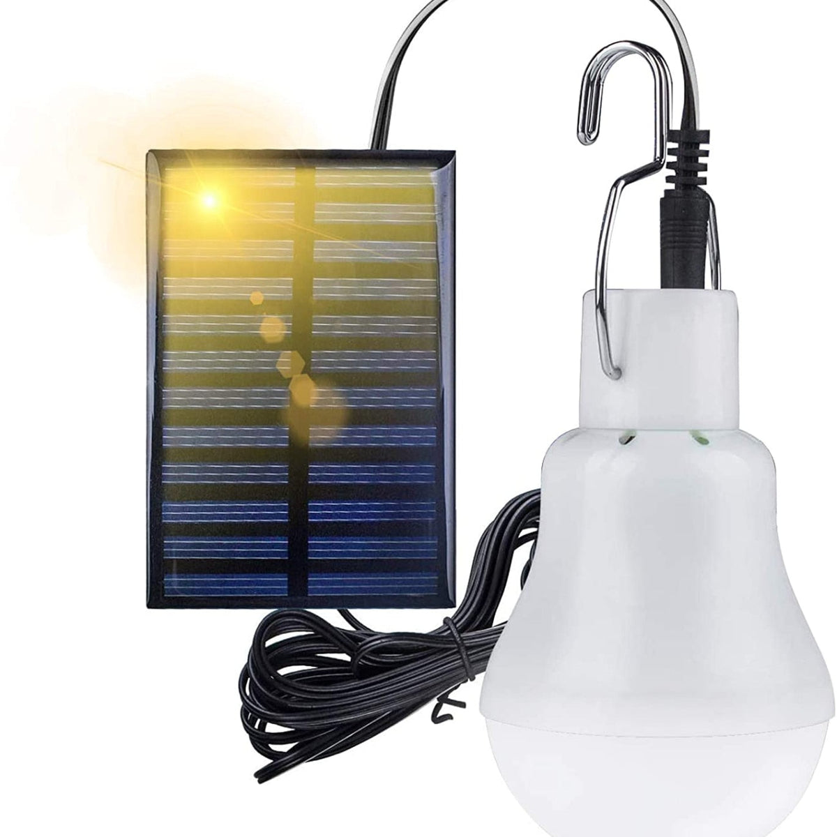 solar light 12 LED outdoor waterproof solar bulb hanging lamp courtyard garden solar led camping lights outdoors