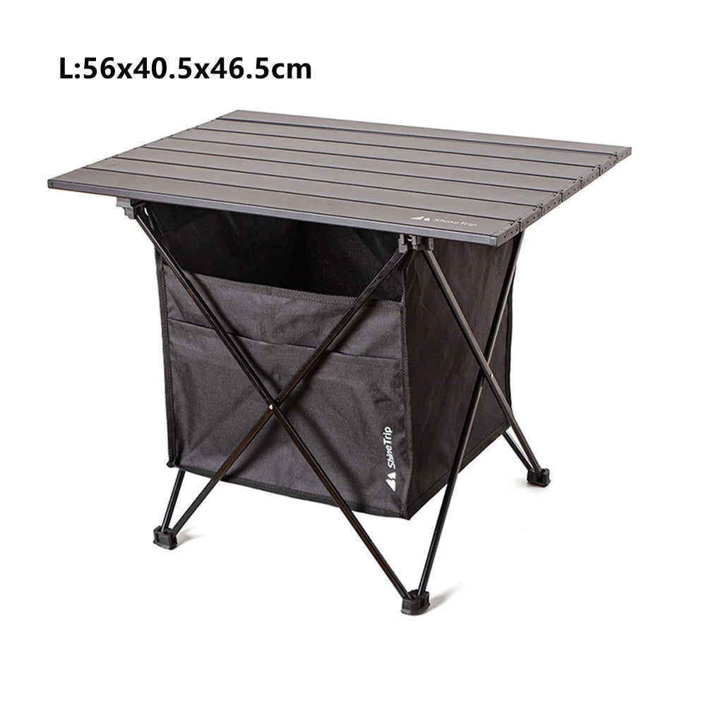 Portable Outdoor Camping Folding Table Detachable Fishing Picnic Ultra-light Mini Desk with Storage Bag For Camp Hiking