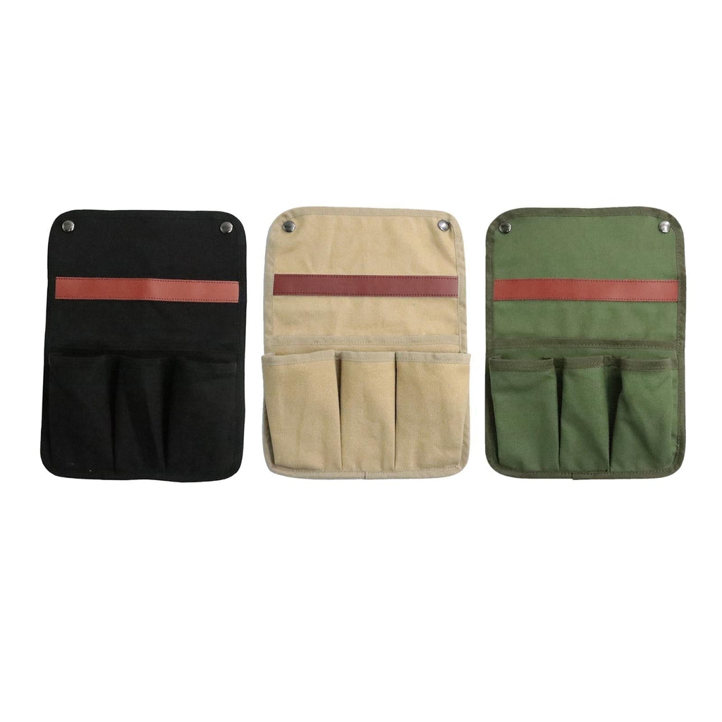 Outdoor Camping Arm Chair Armrest Organiser Couch Food Holder Tray 4 Pock