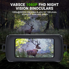 Night Vision Goggles for Complete Darkness 1080p FHD Video Night Vision Binocular for Hunt Camp Travel Surveillance espionage