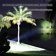 High Power Led Flashlights Cob Side Light Lightweight Outdoor Lighting ABS Material Torch 7LED Rechargeable Flashlight Powerful