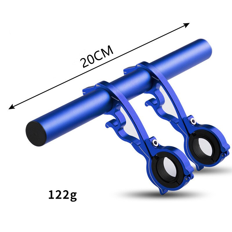 Bicycle Flashlight Holder Handlebar Extender Bike Frame Extension Mount Holder Multi-function Extension Bracket Bike Accessories