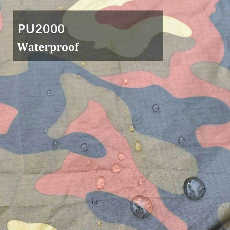 Square Camouflage Awnings Ultra Light Waterproof Outdoor Camping Tarp Tourist Travel Sun Shelter Garden Canopy