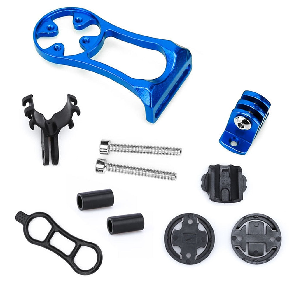 Bike Out Front Mount Holder Set Bicycle Computer Holder MTB Road Bike Stem Support Camera Light Mount Support Stand for Garmin