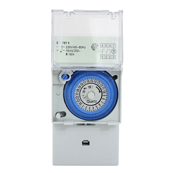 Electronic Timer 230V 45-60Hz 24 Hour Cycle Time